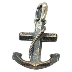 David Yurman Amuleto Ancla Plata de Ley Estate