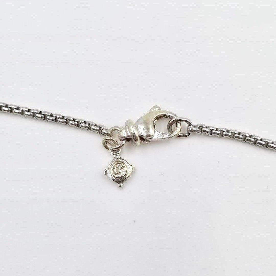 David Yurman Collana con ciondolo a sfera in acquamarina SS e 18k YG in vendita 1