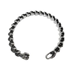David Yurman Bracciale A Link a fila singola con diamanti neri