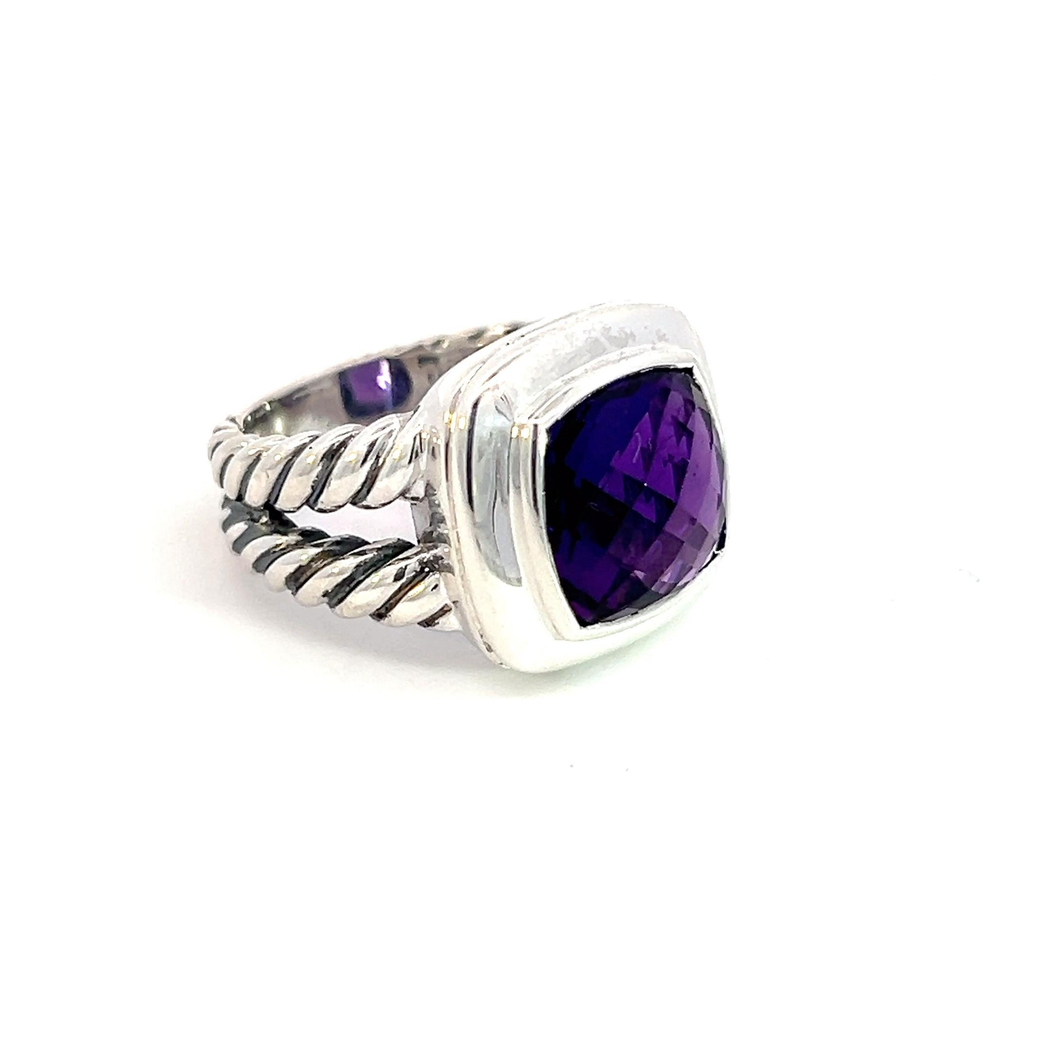 Authentic David Yurman Estate Amethyst Albion Ring 6 Silver 11 mm DY363

Retail: $590

Ring from ALBION COLLECTION

This elegant Authentic David Yurman ring is made of sterling silver.

TRUSTED SELLER SINCE 2002

PLEASE SEE OUR HUNDREDS OF POSITIVE