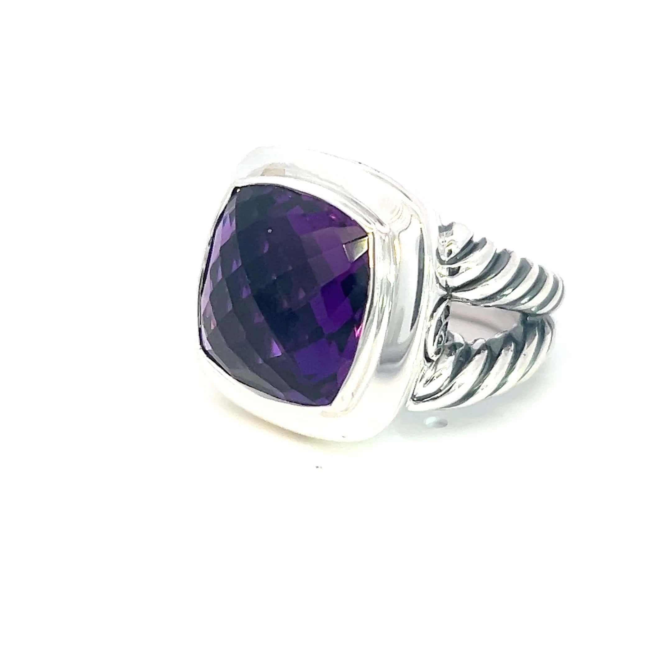 Authentic David Yurman Estate Amethyst Albion Ring 6 Silver 14 mm DY334

Retail: $790

Ring from ALBION COLLECTION

This elegant Authentic David Yurman ring is made of sterling silver.

TRUSTED SELLER SINCE 2002

PLEASE SEE OUR HUNDREDS OF POSITIVE