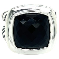 Vintage David Yurman Authentic Estate Black Onyx Albion Ring Silver