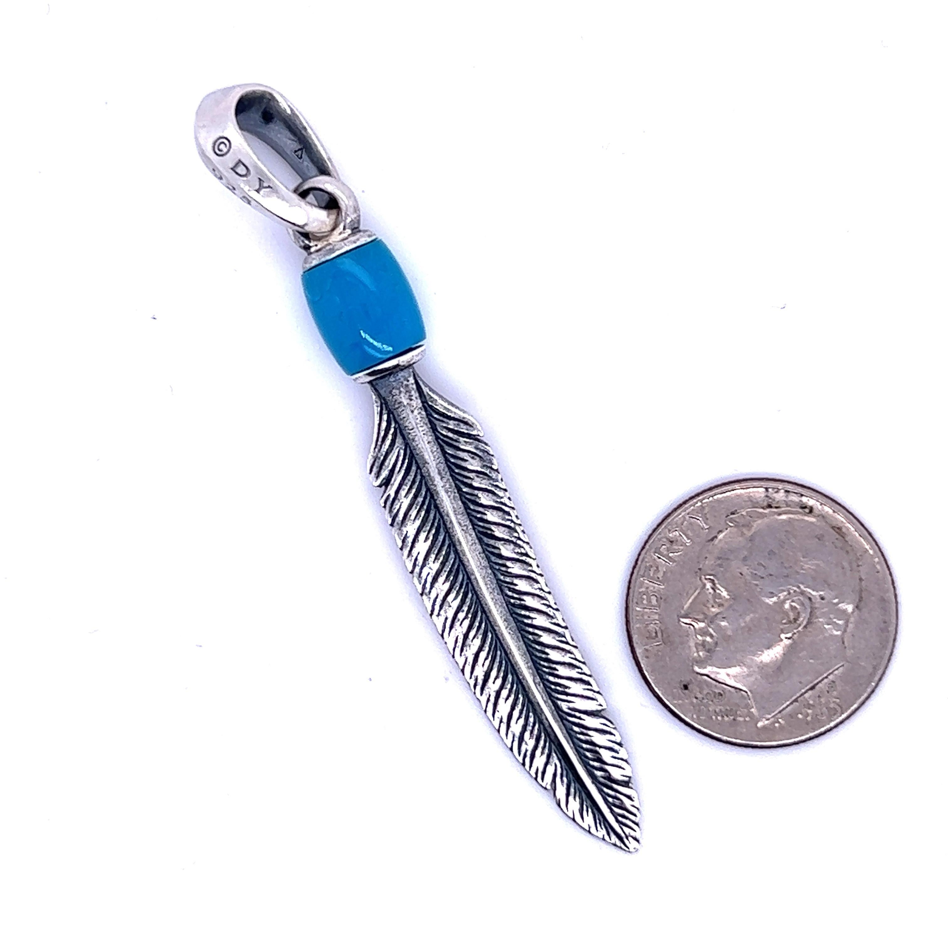 david yurman feather pendant
