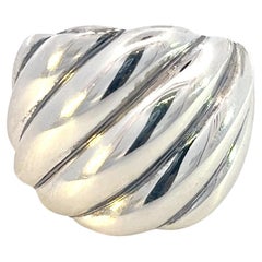 David Yurman Authentique Estate Cable Dome Ring 7,75 argent