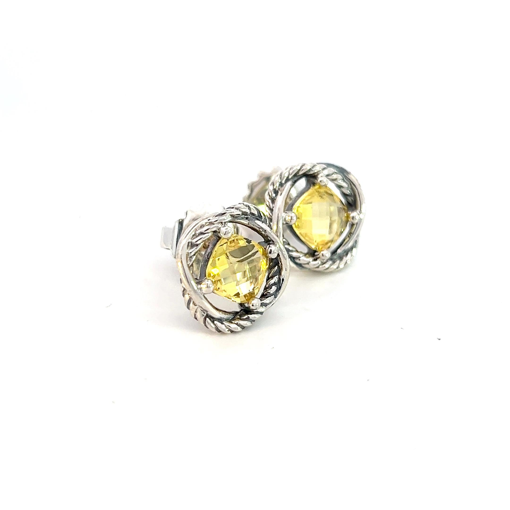 Authentic David Yurman Estate Citrine Infinity Earrings 14k Gold Silver DY428

Retail: $360.00

These elegant Authentic David Yurman earrings are made of sterling silver.

TRUSTED SELLER SINCE 2002
PLEASE SEE OUR HUNDREDS OF POSITIVE FEEDBACKS FROM