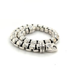 David Yurman Authentic Estate Mens Box Chain Bracelet