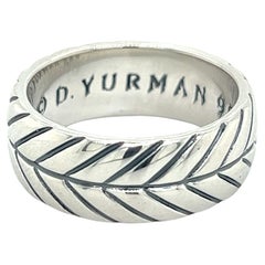 David Yurman Authentic Estate Mens Cable Ring 10.5 Silver 
