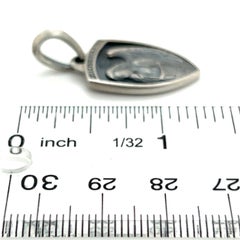 David Yurman Authentic Estate Saint Michael Religious Amulet Silver