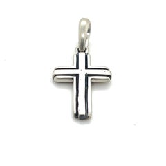 David Yurman Authentic Estate Small Cross Necklace 18" 2.8 mm Silver DY465