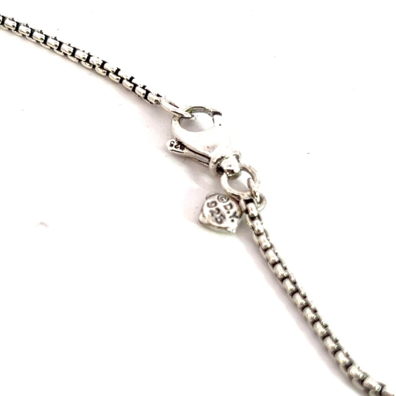 david yurman silver cross necklace