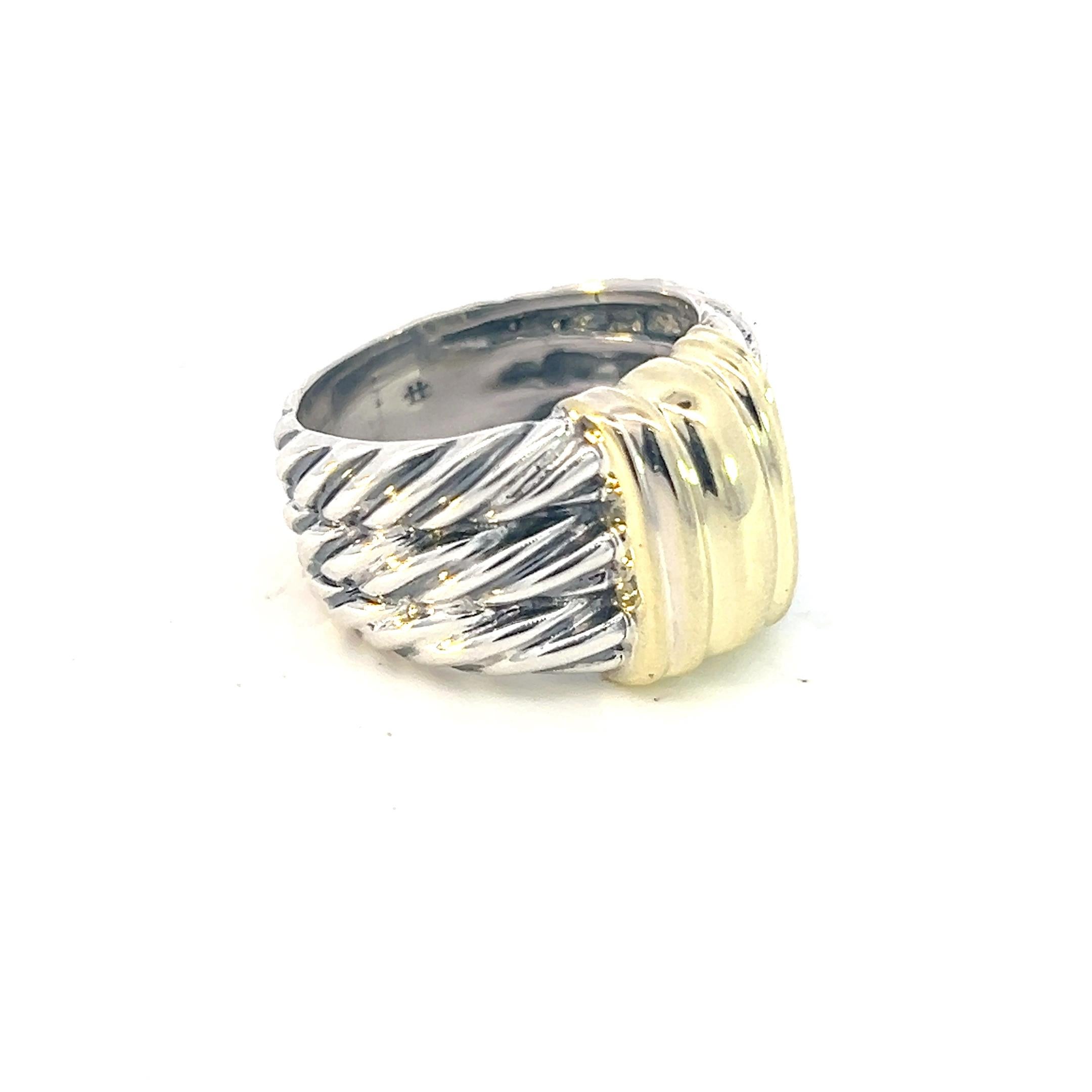 Authentic David Yurman Estate Triple Cable Ring 5.75 14k Gold Silver DY425

Retail: $790.00

This elegant Authentic David Yurman ring is made of sterling silver.

TRUSTED SELLER SINCE 2002

PLEASE SEE OUR HUNDREDS OF POSITIVE FEEDBACKS FROM OUR