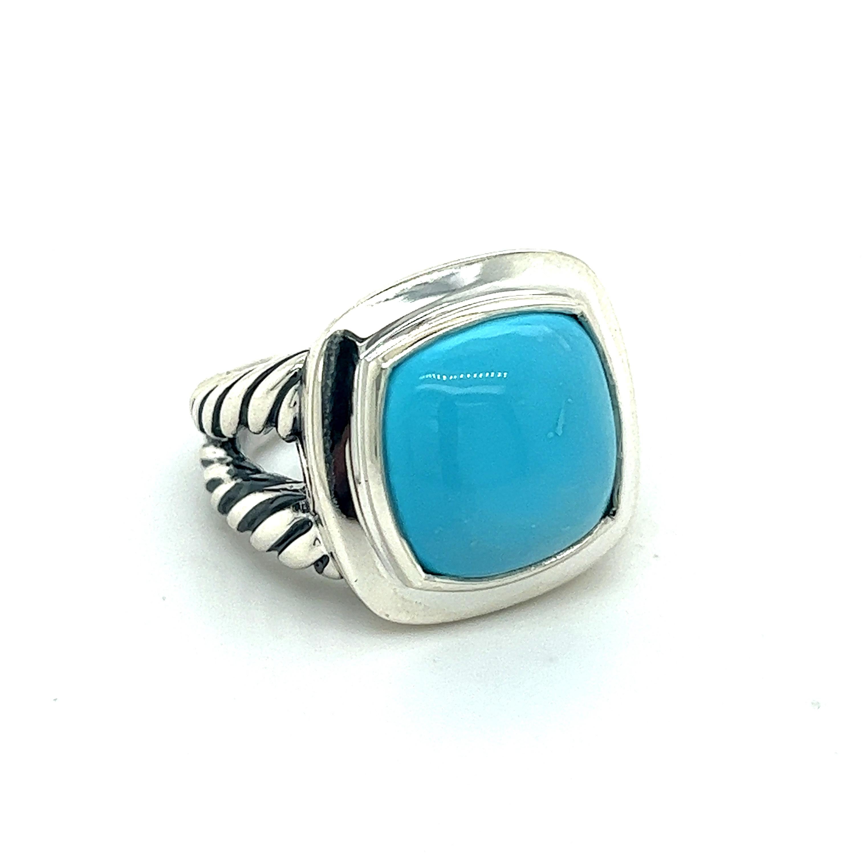 Authentic David Yurman Estate Turquoise Albion Ring 6.75 Silver DY290

Retail: $790

Ring from ALBION COLLECTION

This elegant Authentic David Yurman ring is made of sterling silver.

TRUSTED SELLER SINCE 2002

PLEASE SEE OUR HUNDREDS OF POSITIVE