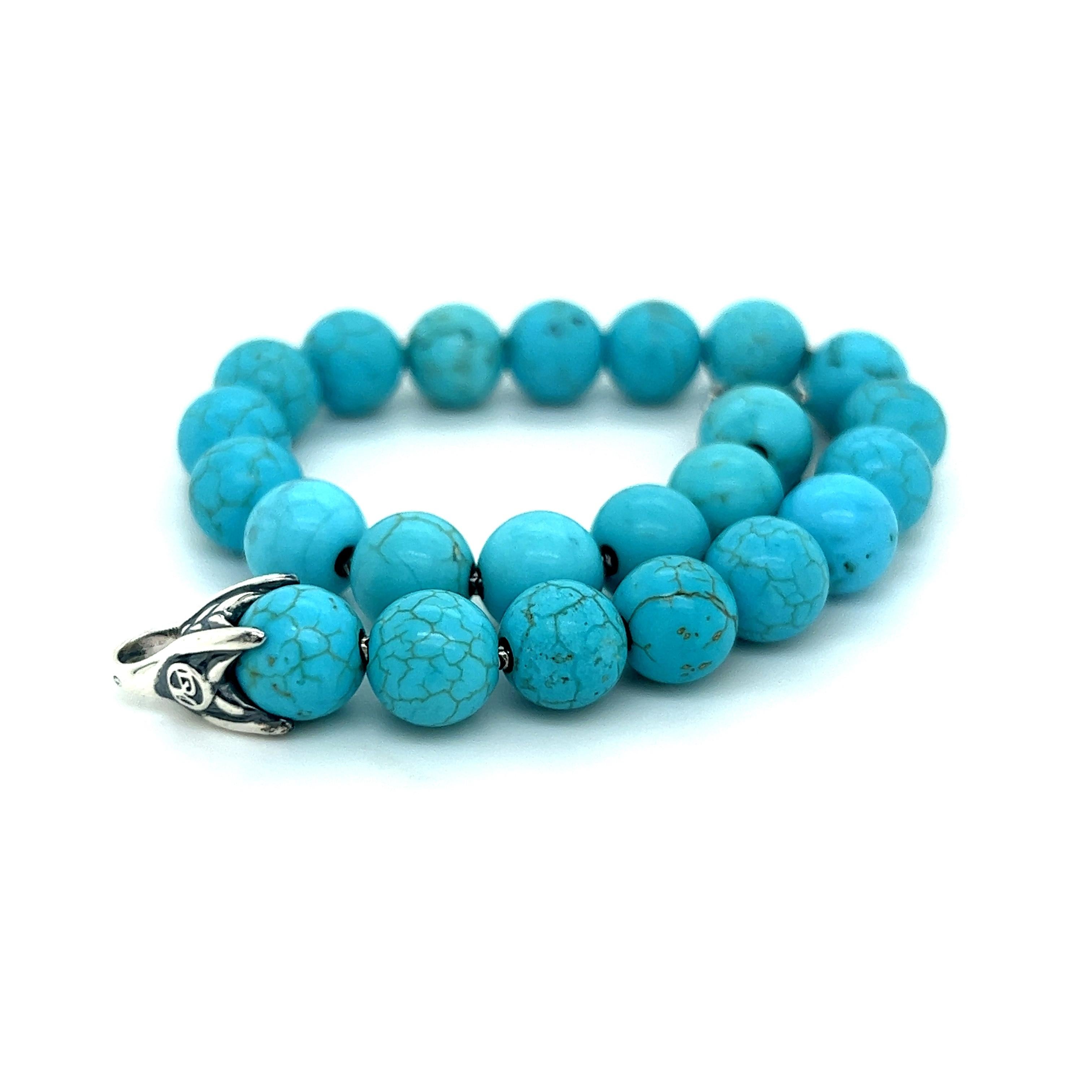 david yurman turquoise bead bracelet