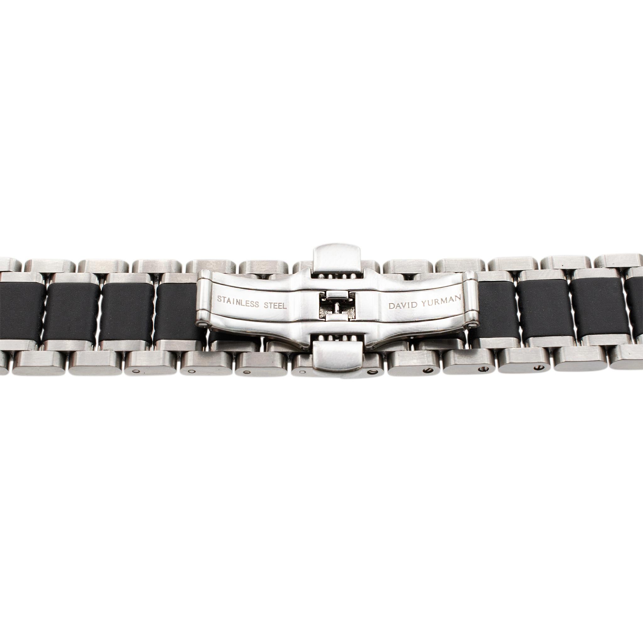 David Yurman Belmont T301-L 35MM Edelstahl-Uhr 1