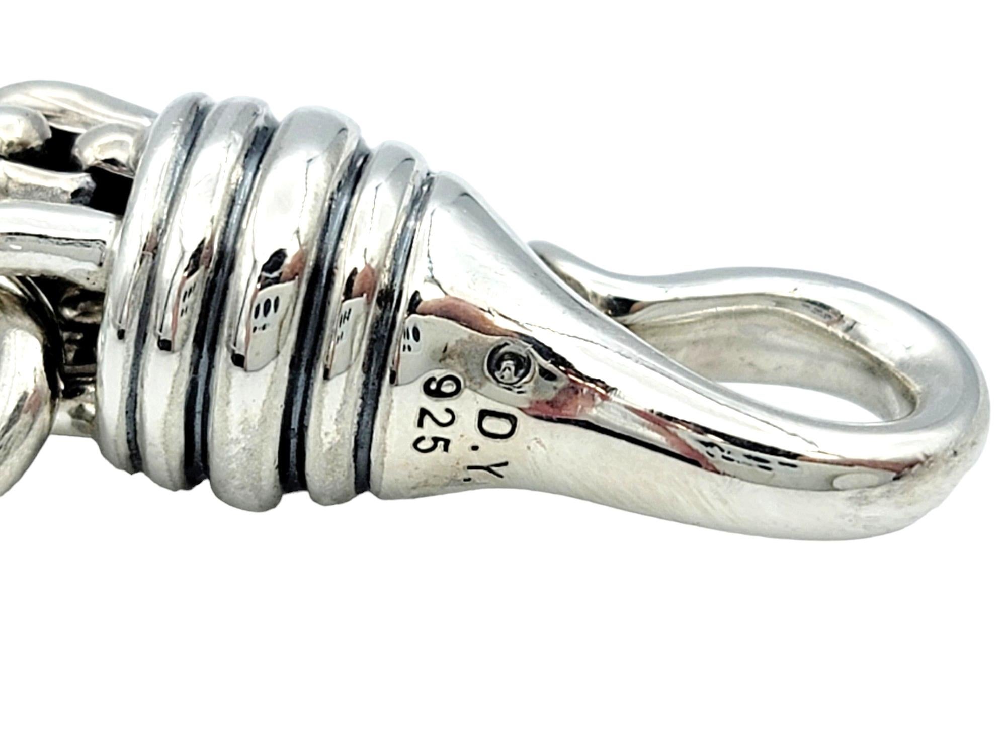 David Yurman Bijoux Multi-Strand Sterling Silver Bracelet with Gemstones  3