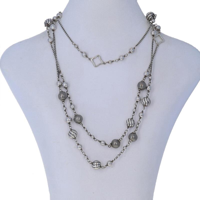 David Yurman Bijoux Station Halskette 48