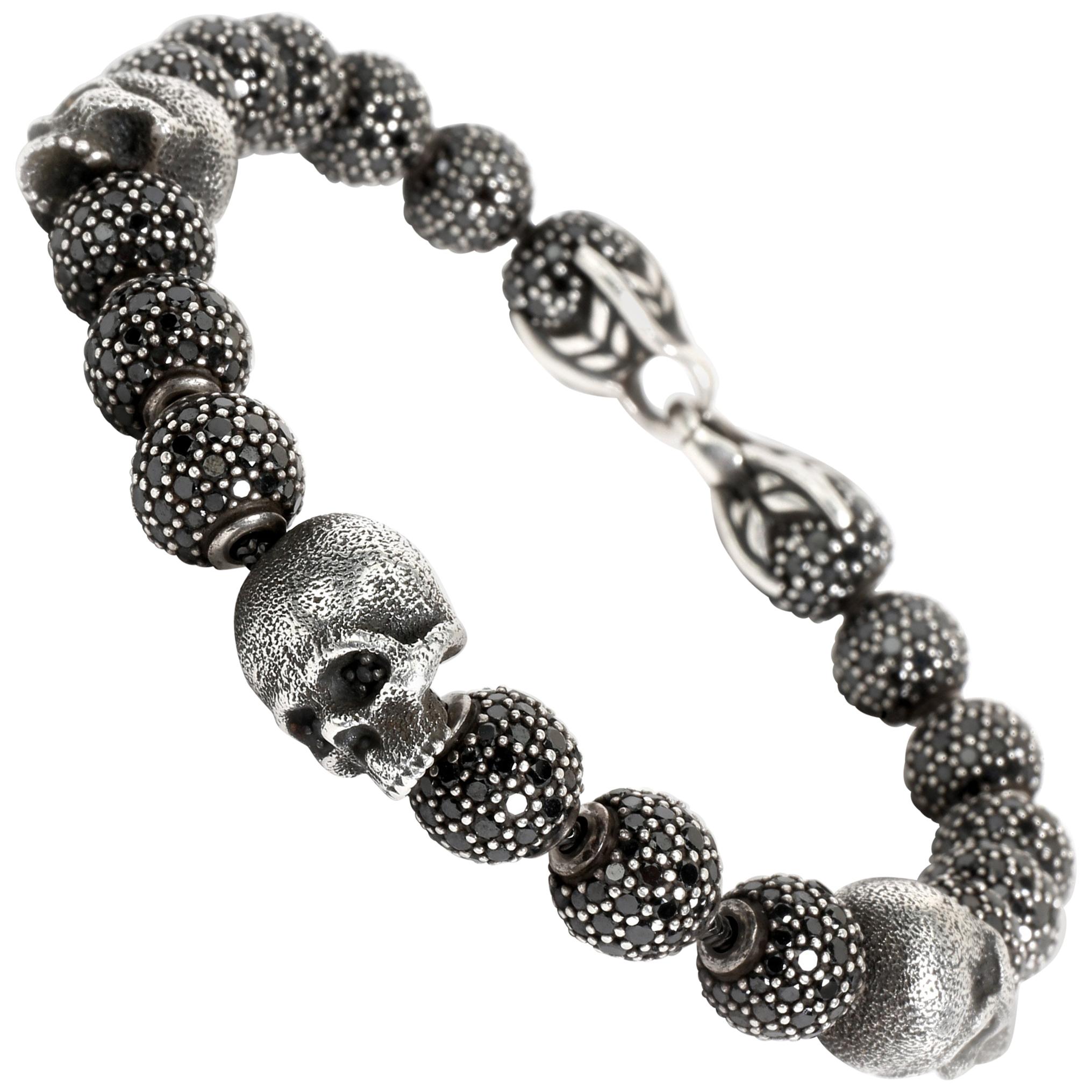 Black Diamond Spiritual Bead Bracelet 