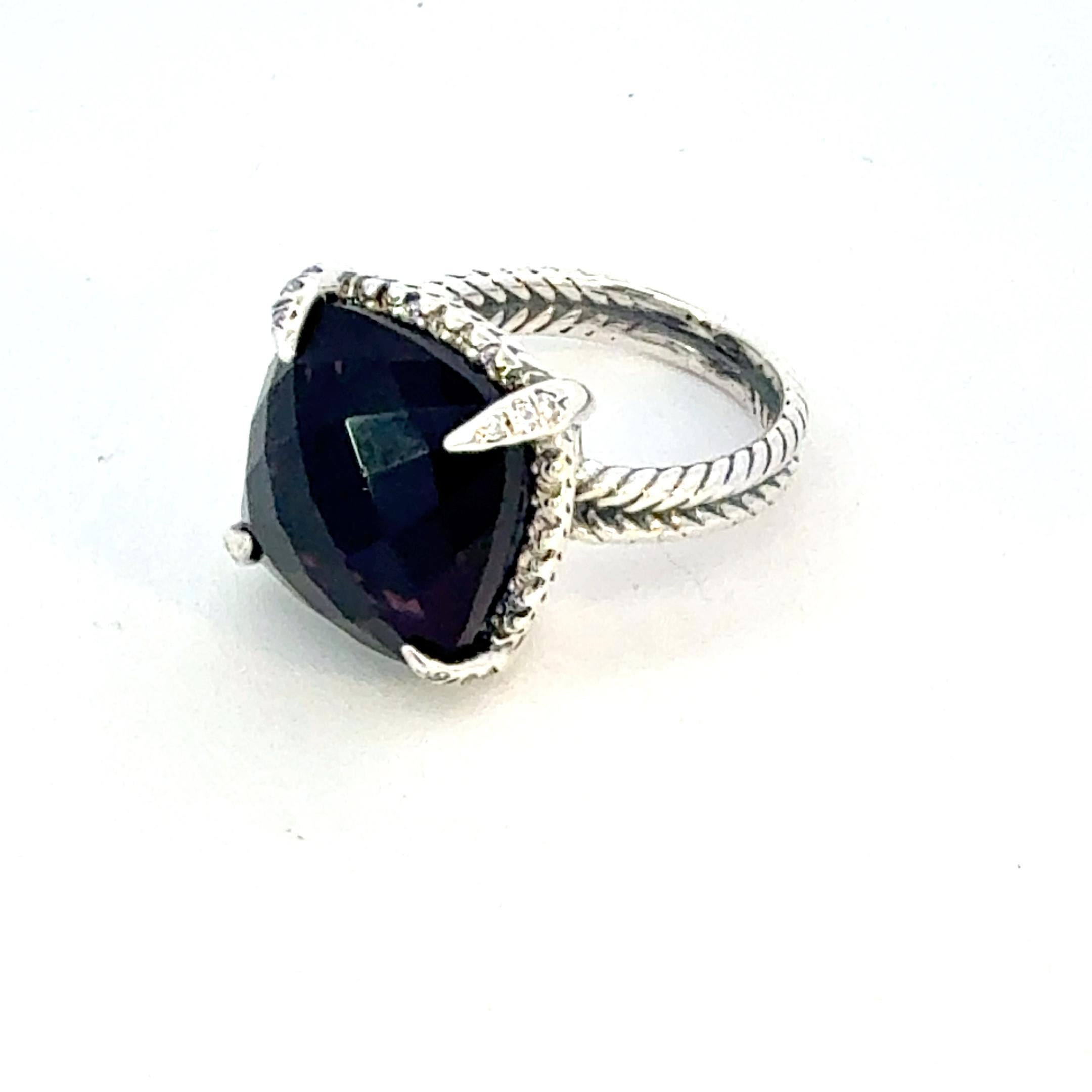 Authentic David Yurman Black Onyx Ring Size 6.5, 14 mm Sterling Silver Estate DY644

TRUSTED SELLER SINCE 2002

PLEASE SEE OUR HUNDREDS OF POSITIVE FEEDBACKS FROM OUR CLIENTS!!

FREE SHIPPING

Details
Stone: Black Onyx
Stone Size: 14 mm
Ring Size: