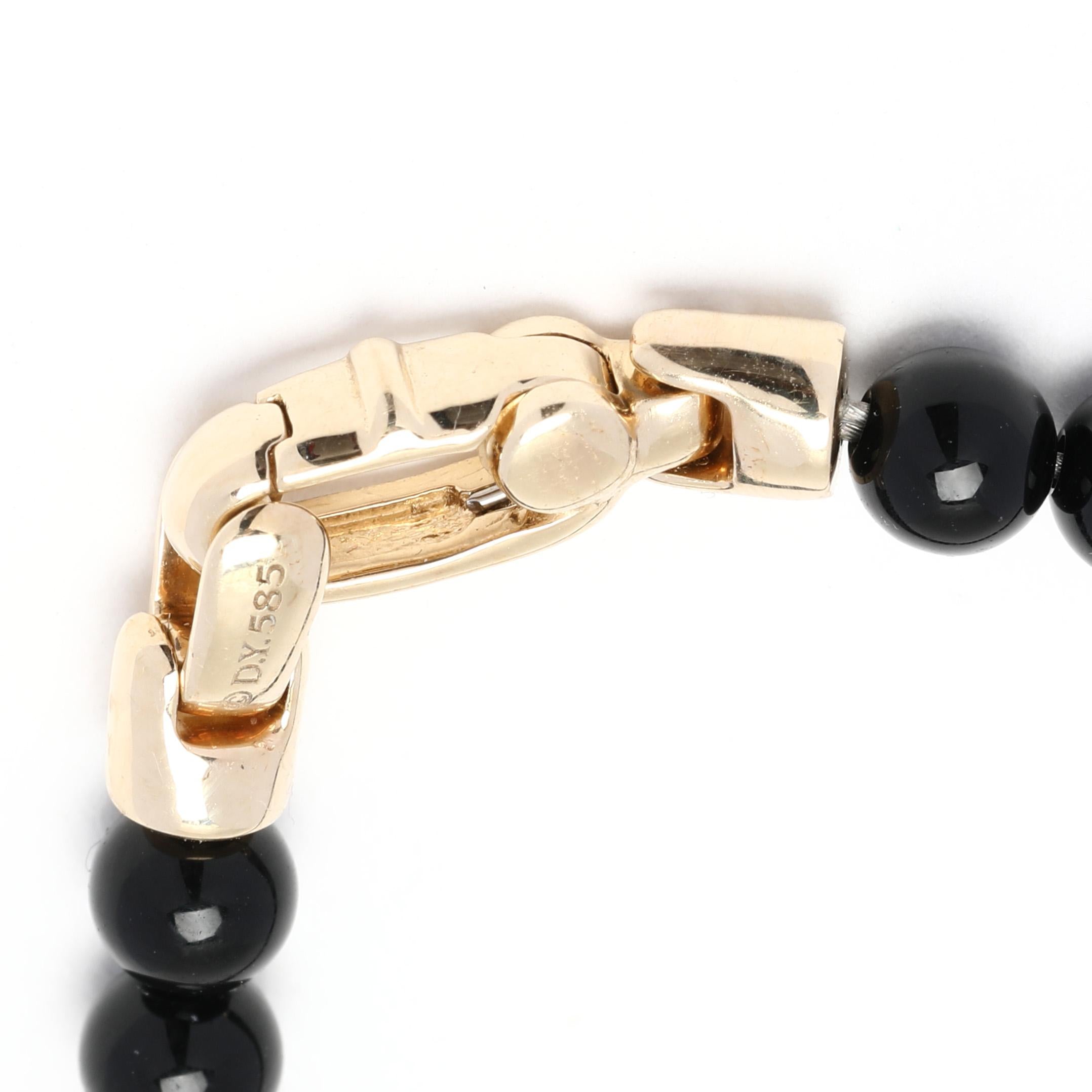 black onyx david yurman bracelet