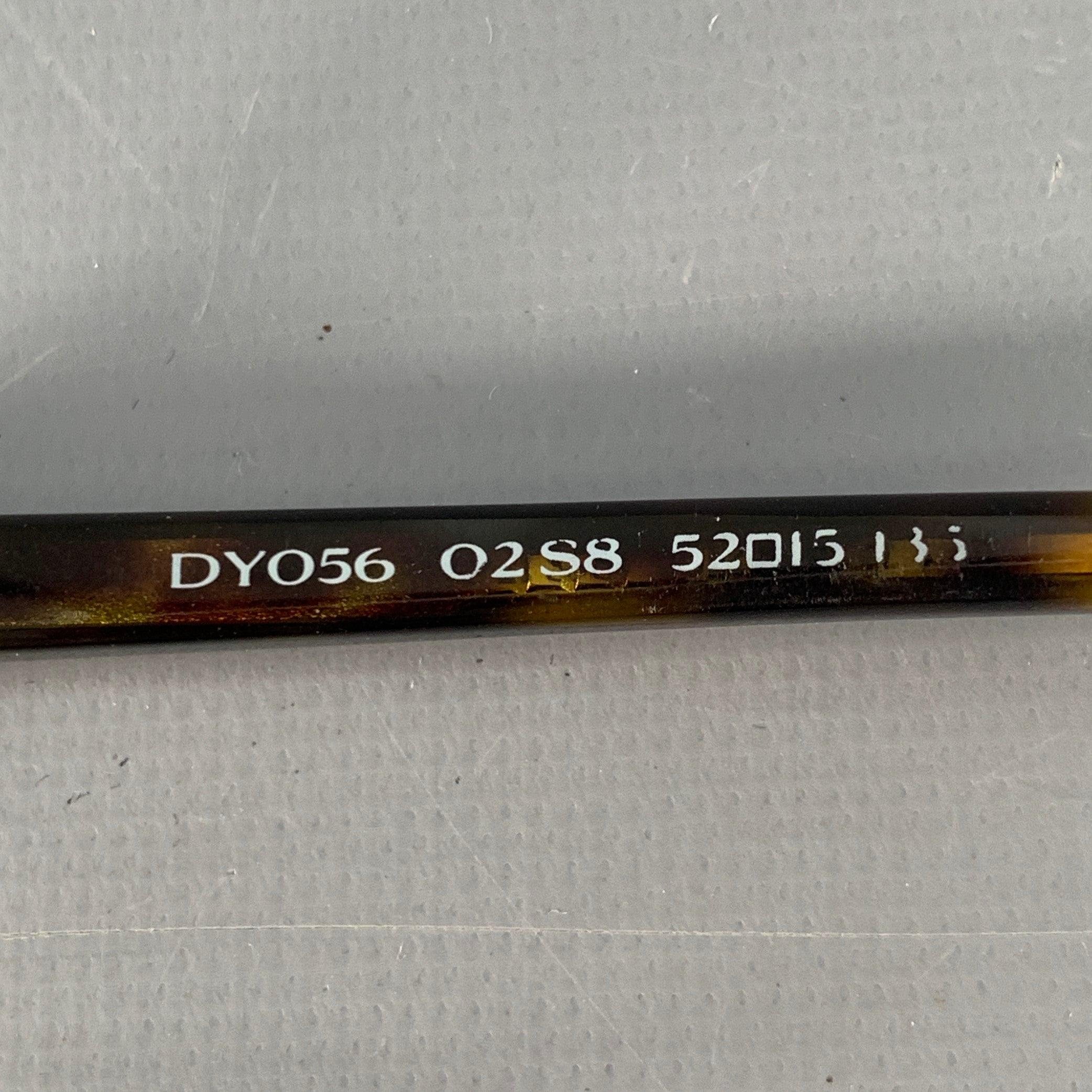 David Yurman Occhiali da vista in acetato con montatura nera tartarugata e impreziosita da metallo in vendita 1