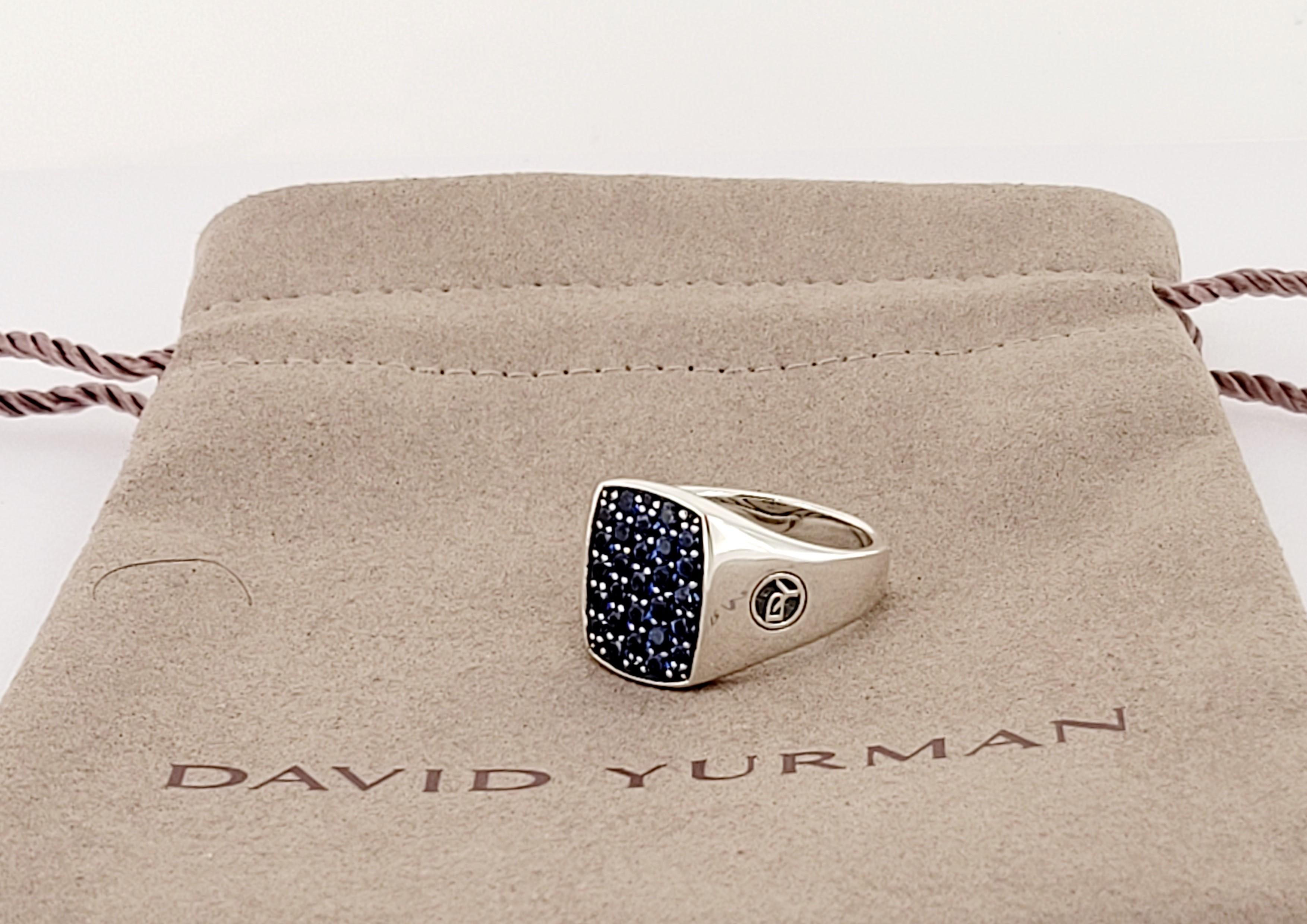 david yurman mens sapphire ring