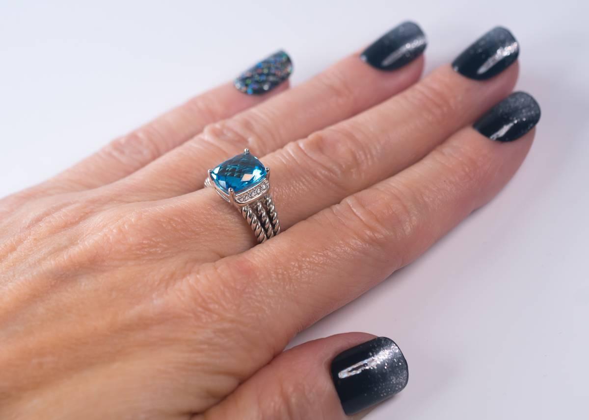 david yurman blue topaz ring