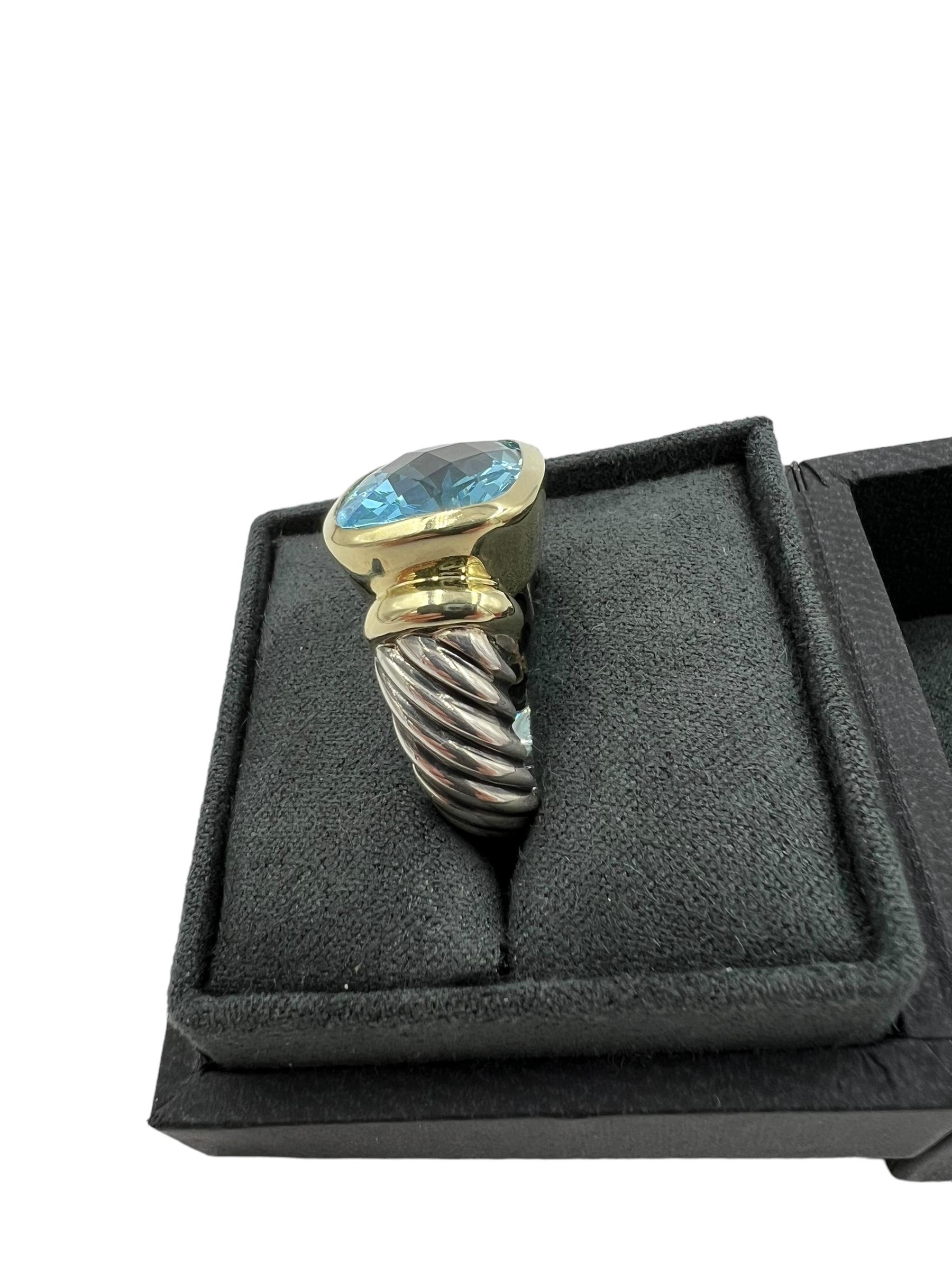 david yurman cushion link bracelet with blue sapphires