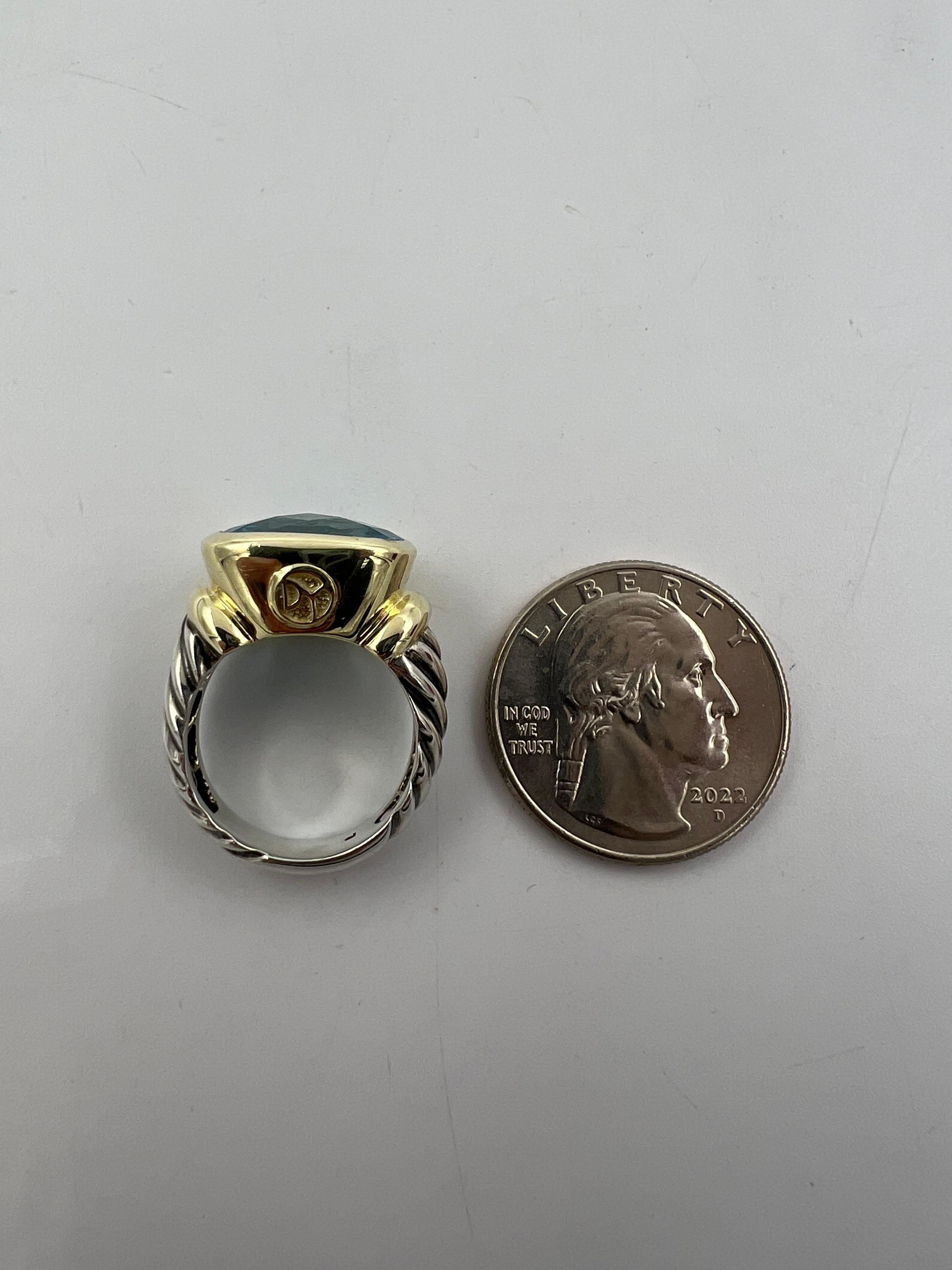 david yurman blue topaz ring