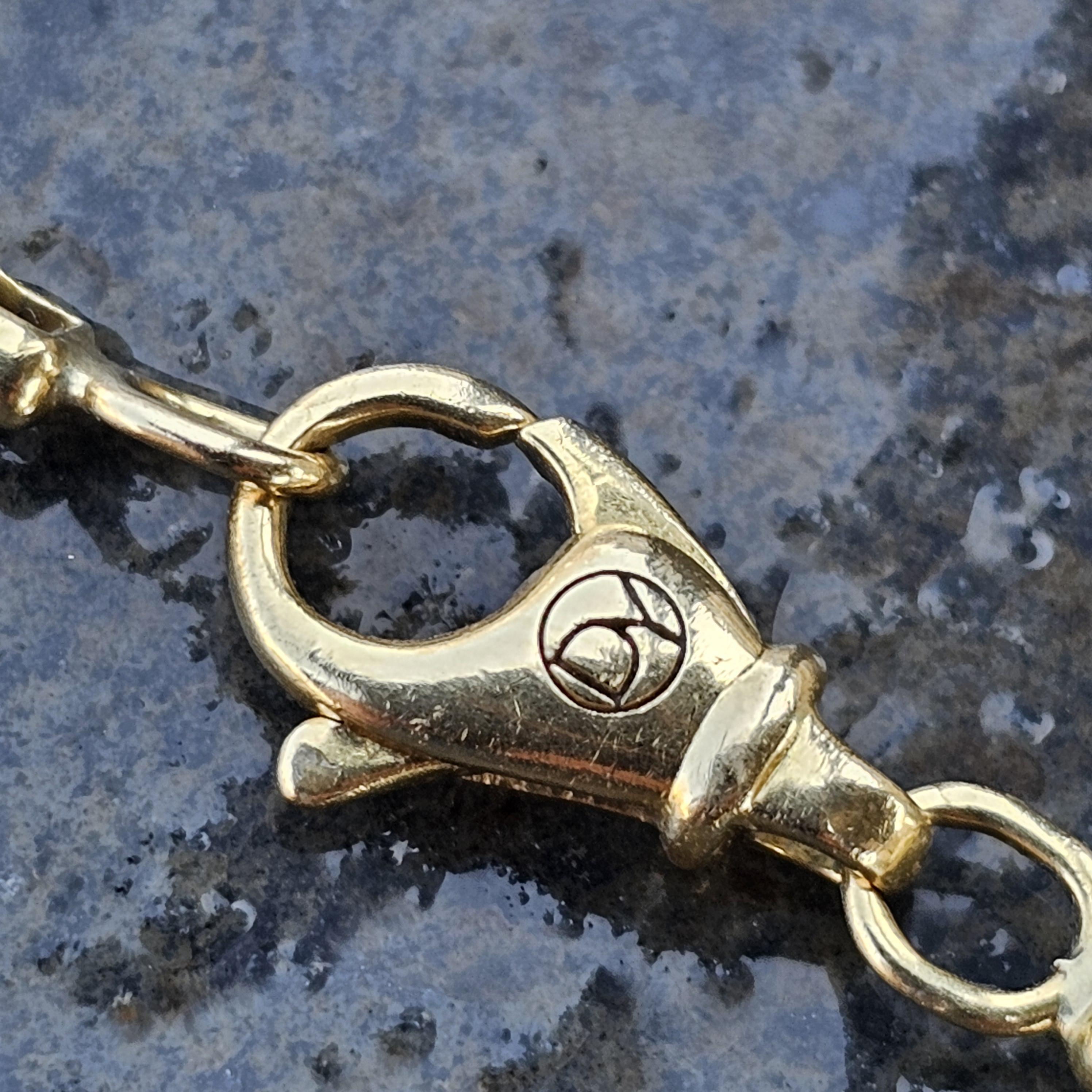 David Yurman, collier boîte en or jaune 18 carats 22
