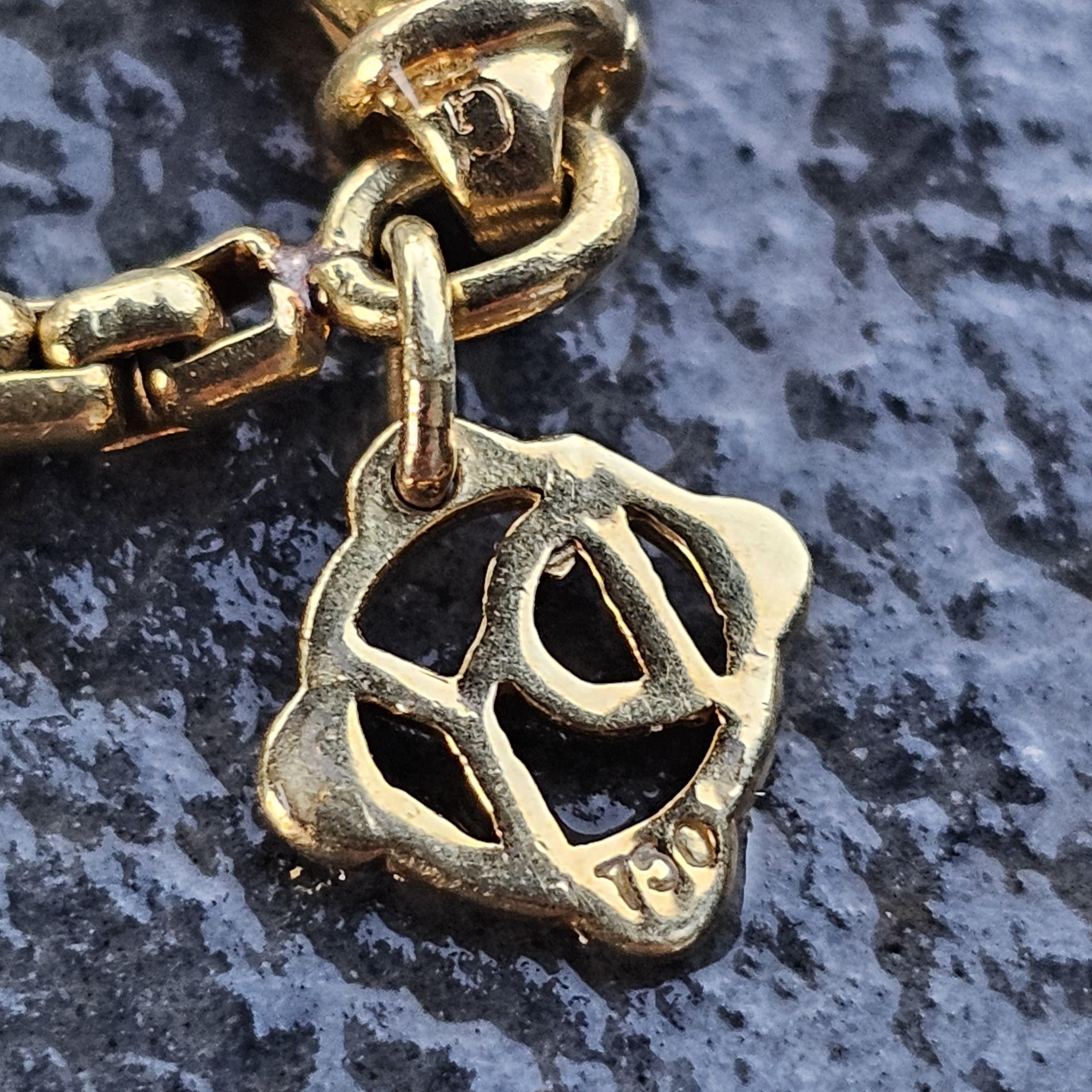 David Yurman Box Link Collana in oro giallo 18k 16