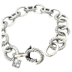 David Yurman Bracelet Size 7.5" Sterling Silver Estate