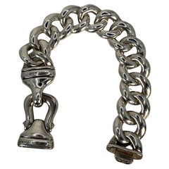 David Yurman bracelet with diamonds 925 silver HUGE and rare