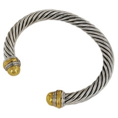 David Yurman Cable Classics Bracelet with 14k Gold
