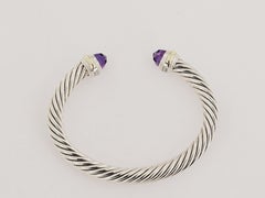 David Yurman Cable Classics Bracelet With Amethyst & 14K Yellow Gold