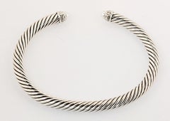 David Yurman Cable Classics Bracelet with Pearls & Diamonds