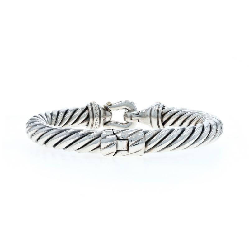 De las mujeres David Yurman Cable Classics Buckle Bangle Bracelet 6 3/4
