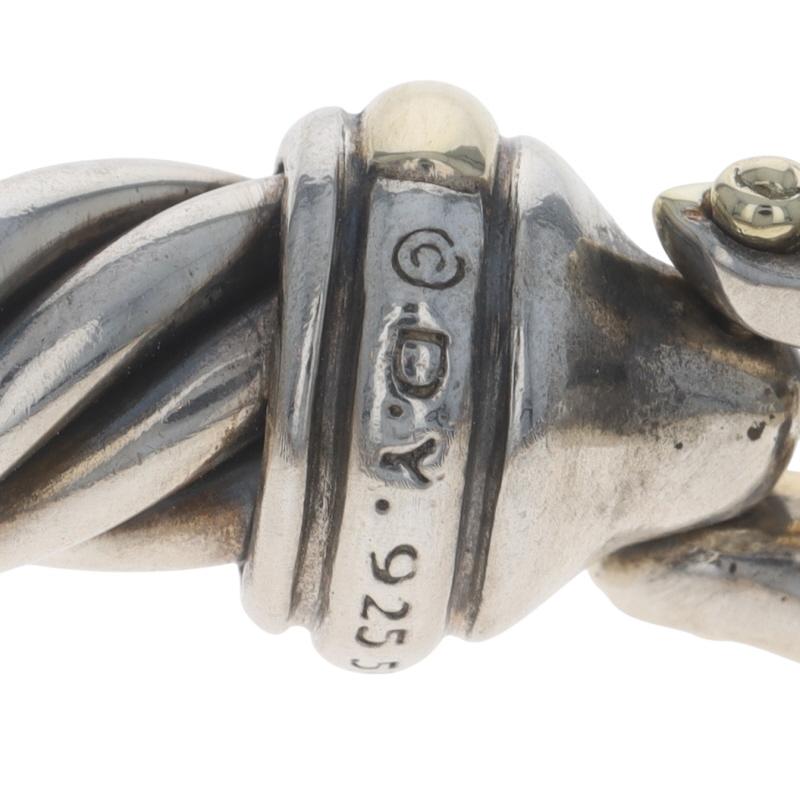 David Yurman Cable Classics Buckle Bangle Bracelet 6 3/4