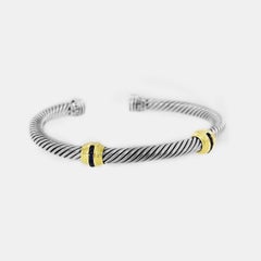 David Yurman Cable Classics Double-Station Bracelet with Sapphires