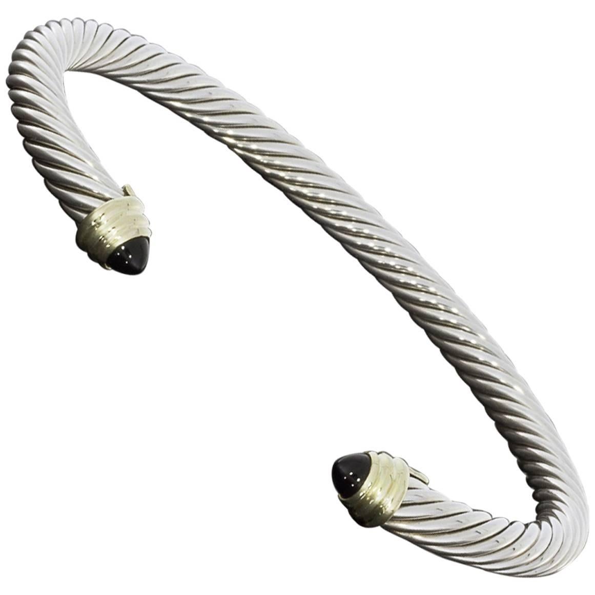 David Yurman Cable Classics Onyx Cuff Bracelet