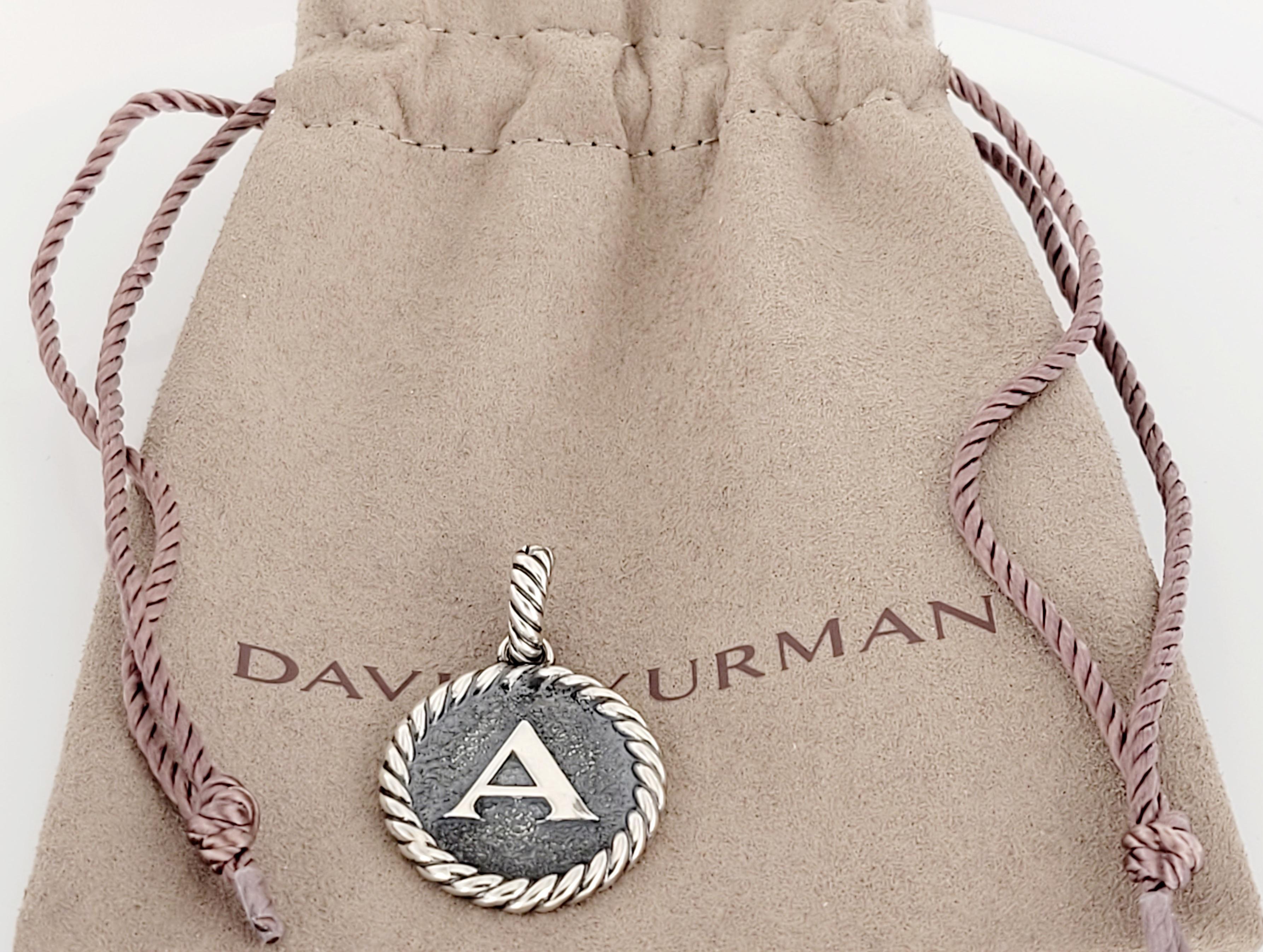 david yurman initial necklace