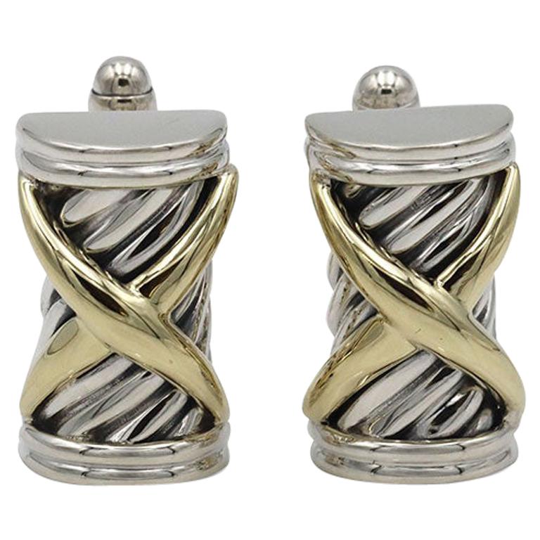 David Yurman Cable Cufflinks at 1stDibs david yurman cufflinks