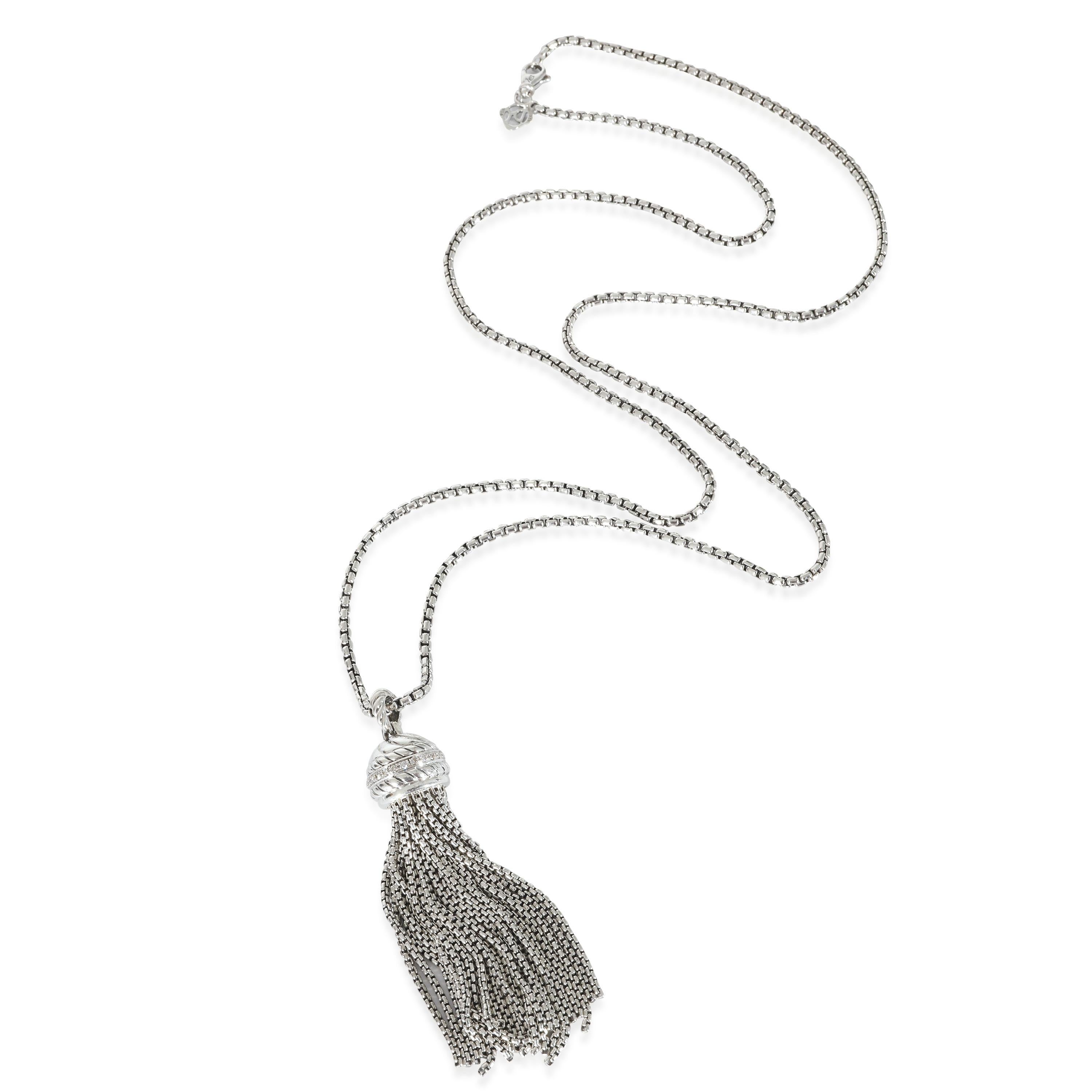 David Yurman Cable Diamond Tassel Pendant in Sterling Silver

PRIMARY DETAILS
SKU: 135783
Listing Title: David Yurman Cable Diamond Tassel Pendant in Sterling Silver
Condition Description: The Cable bracelet was designed in 1984 and is one of David
