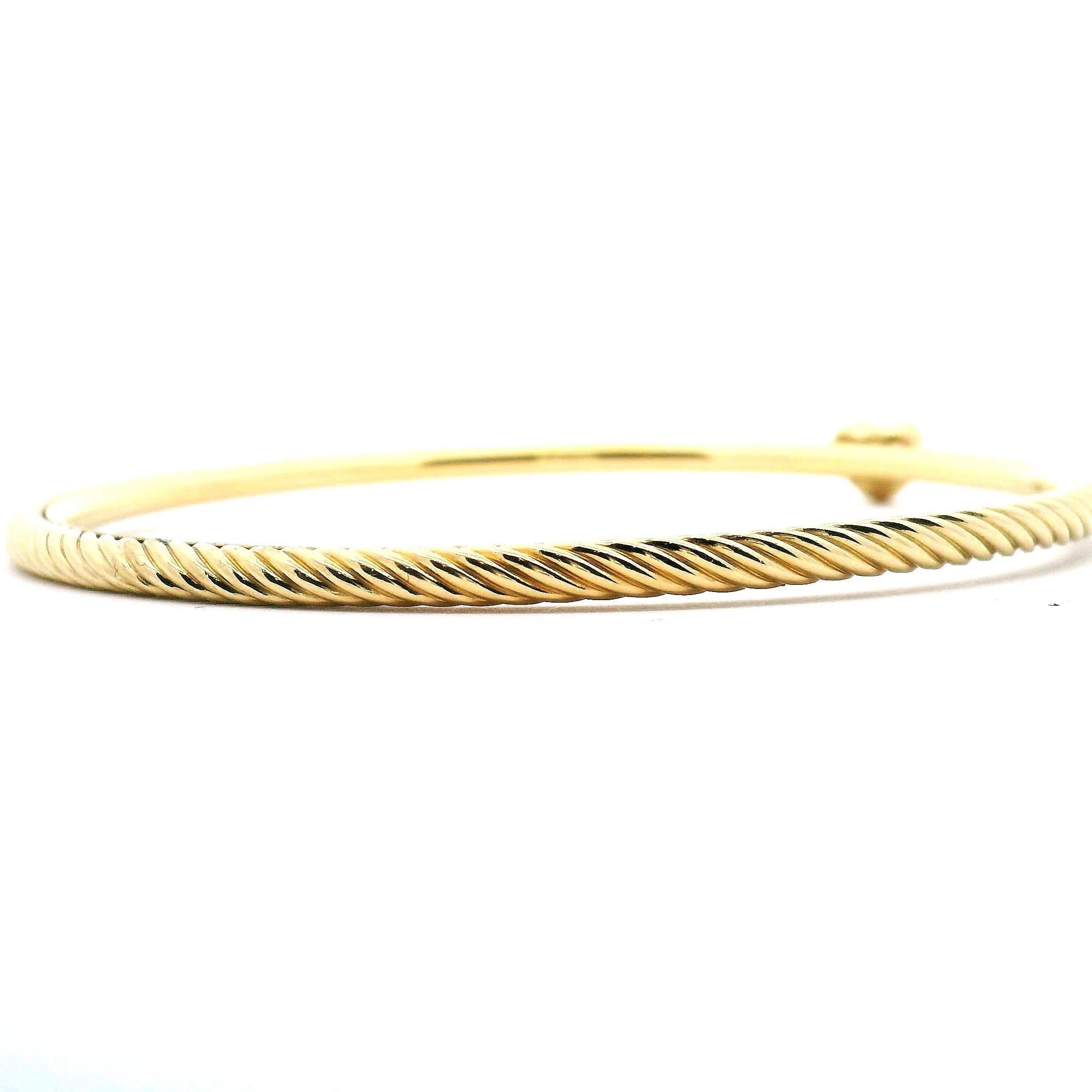 David Yurman Cable Heart Station Bracelet For Sale 1