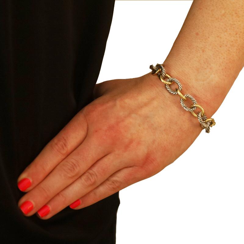 David Yurman Cable Oval Link Bracelet 7