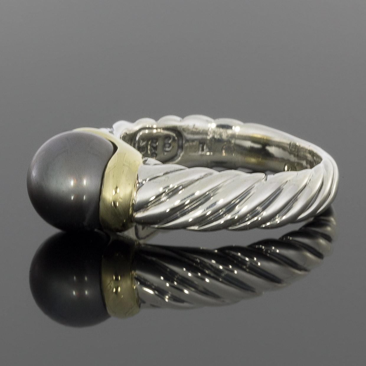 Item Details
Main Stone Shape Cultured
Main Stone Treatment Not Enhanced
Main Stone Creation Cultured
Main Stone Pearl
Main Stone Color Bk
Estimated Retail $575.00
Brand David Yurman
Collection Cable
Metal Sterling Silver
Style Cocktail
Ring Size