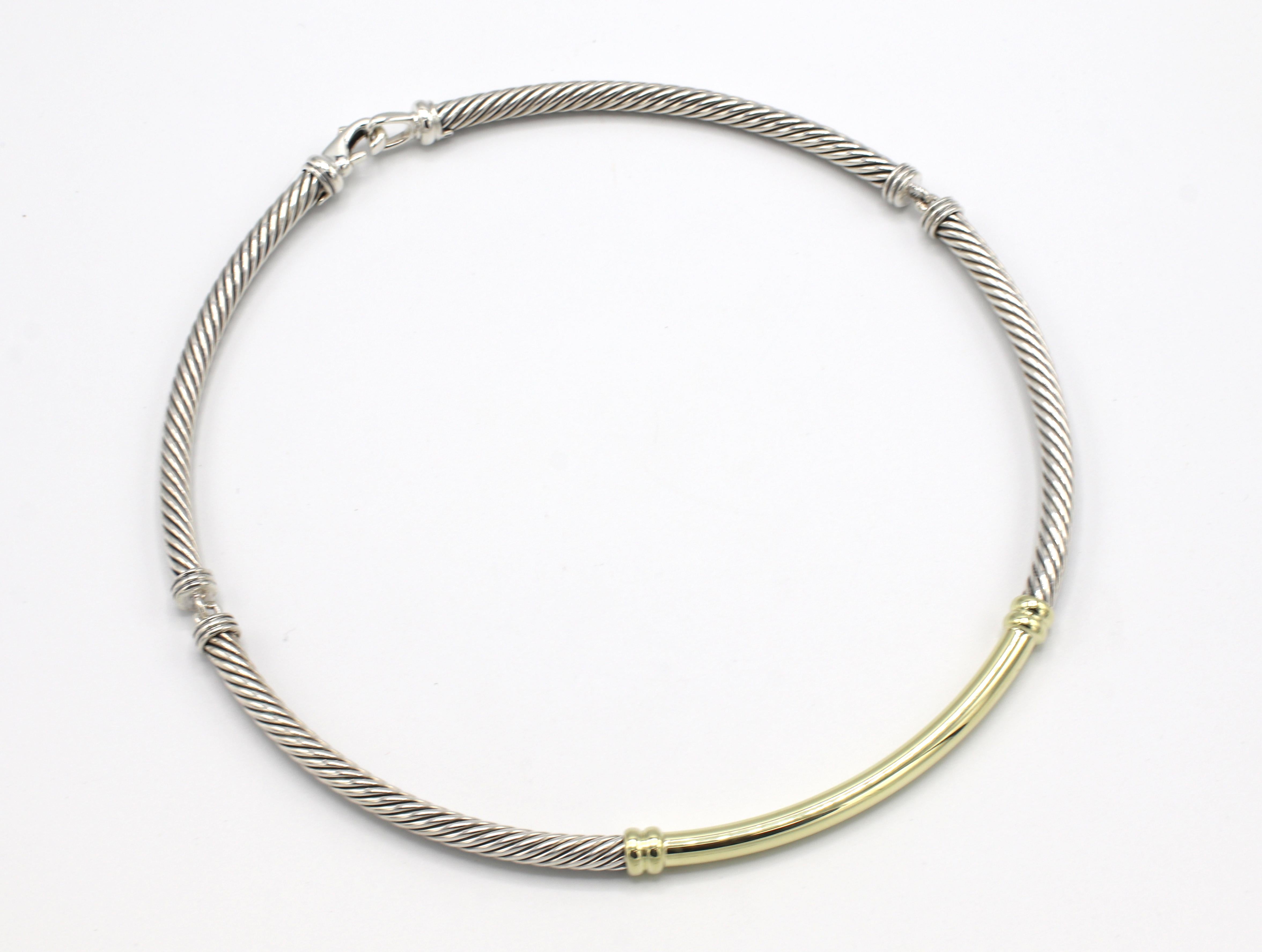 David Yurman Cable Sterling Silver and 