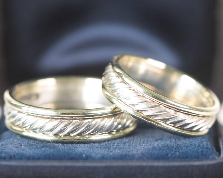 david yurman mens silver wedding bands