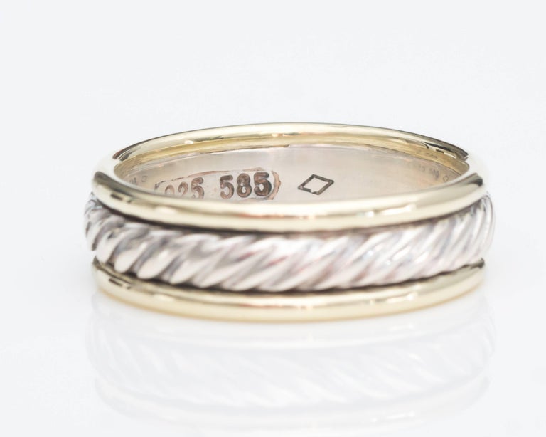 david yurman mens silver wedding bands