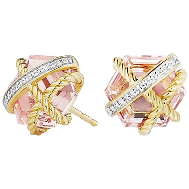 David Yurman Cable Wrap Earrings For Sale at 1stDibs