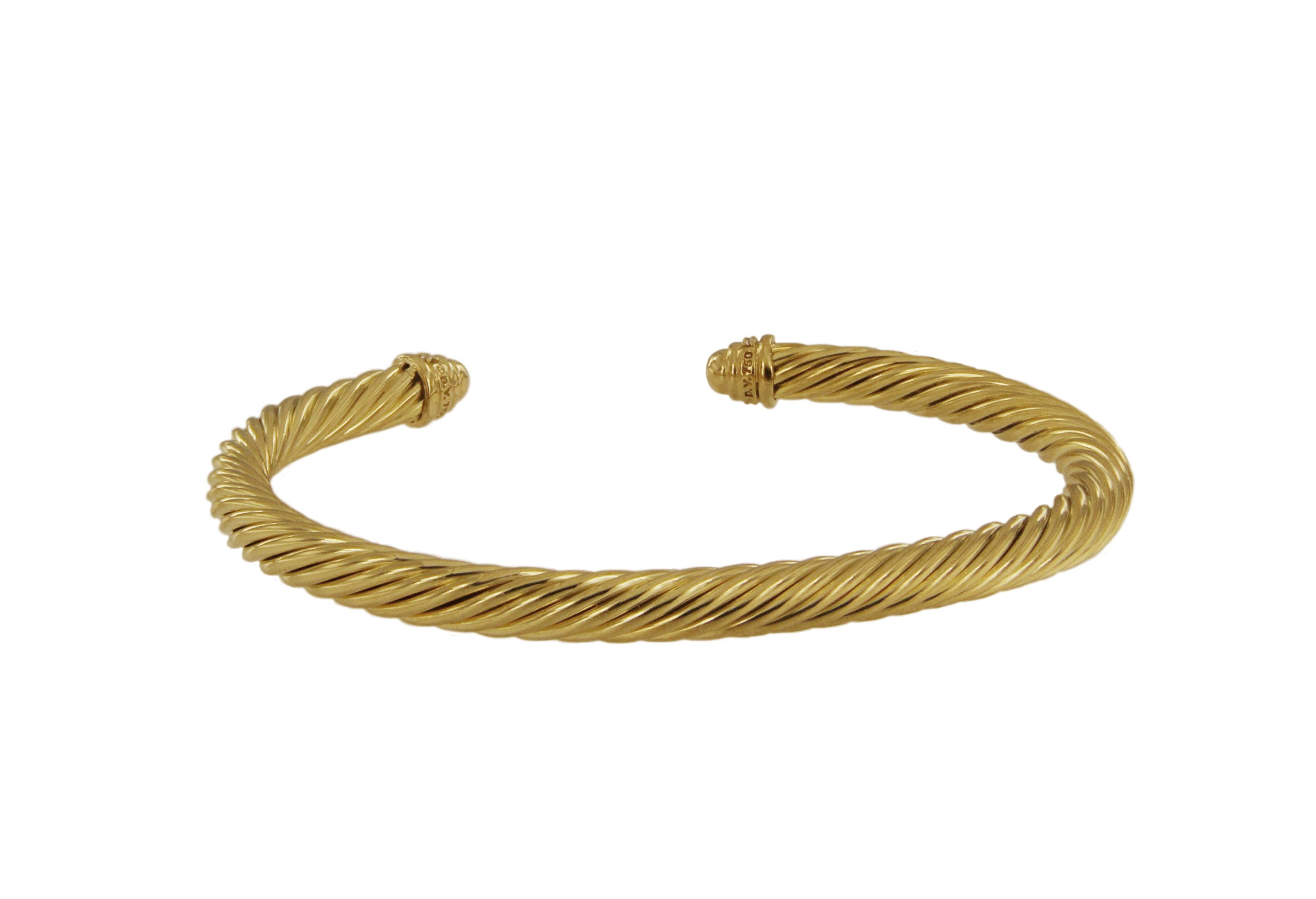 david yurman gold bracelet